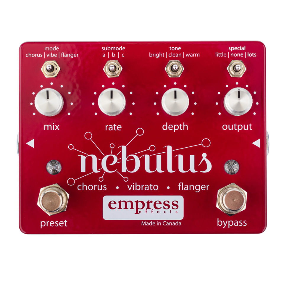 Empress Effects | Nebulus 高音質モジュレーションペダル（コーラス 